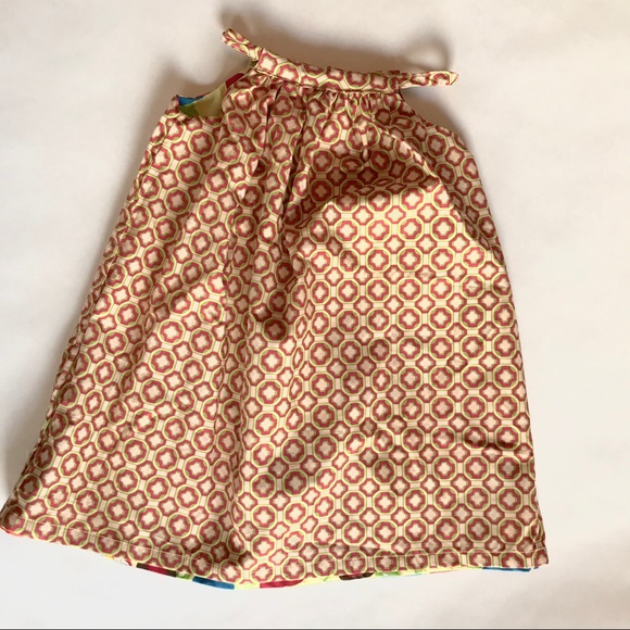 NWT Sz 2T Llum Reversible Lined Cotton Dress - Picture 7 of 8